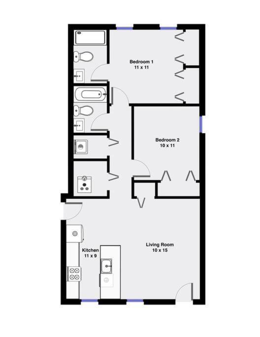 Suite 2 On Southport 4 Queen Beds شيكاغو المظهر الخارجي الصورة